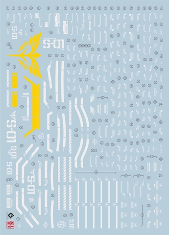 DECAL NƯỚC EVO MG SAZABI VER KA