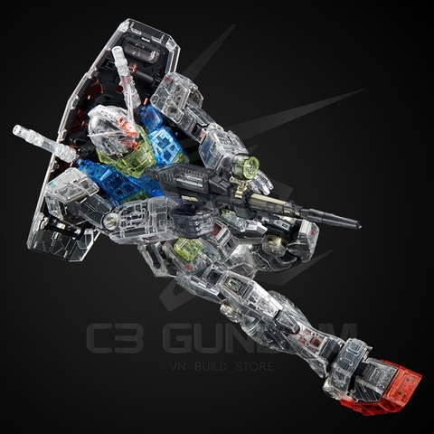 PG 1/60 CLEAR COLOR BODY FOR RX-78-2 GUNDAM UNLEASHED [P-BANDAI]