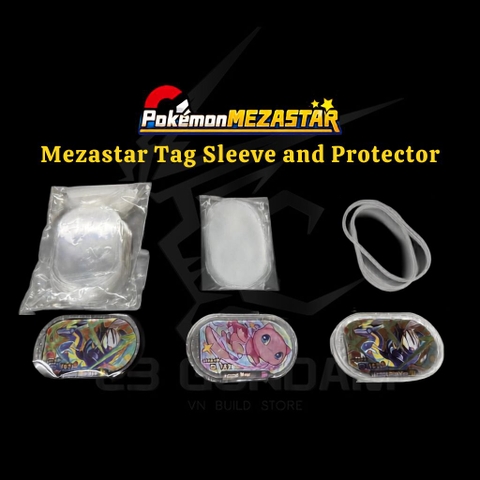 Sleeve và Hộp bảo vệ tag Mezastar - Sleeve dán - Sleeve dẻo - Case - Hộp đựng tag