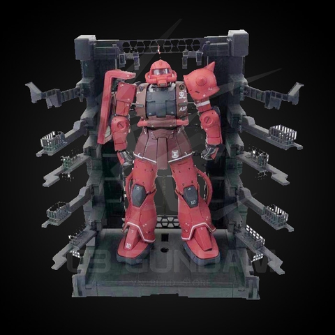 ĐẾ BASE MÔ HÌNH MS CAGE GRAY COLOR FOR HG RG MG GUNDAM VT-131-3-4