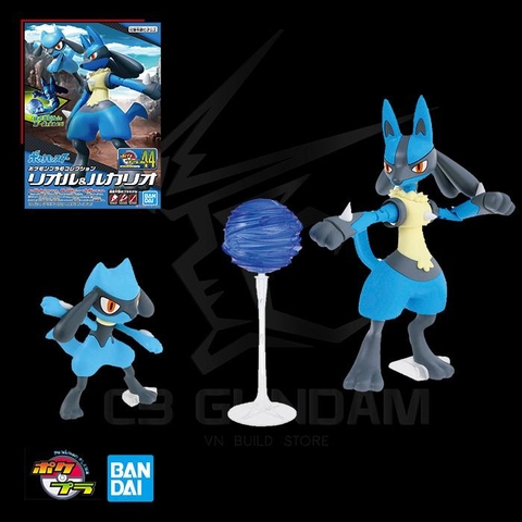 POKEMON PLASTIC MODEL COLLECTION 44 RIOLU & LUCARIO POKEMON PLAMO