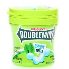 KẸO DOUBLEMINT CHEWY MINTS BẠC HÀ 80g (Hộp)