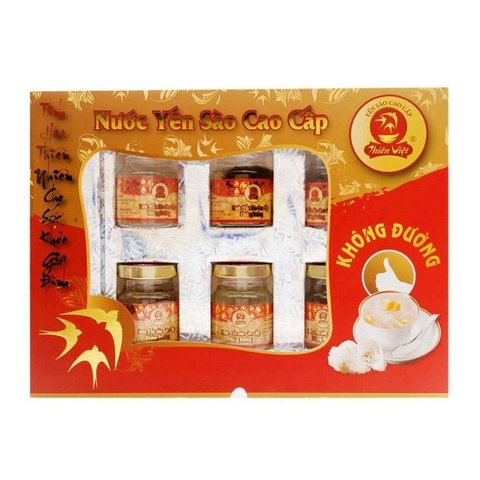 Hộp 6 lọ Yến Sào Thiên Nhiên Thiên Việt 70ml