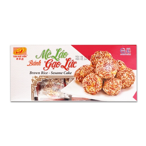 Bánh Mè Láo Gạo Lức Tân Huê Viên hộp 200g