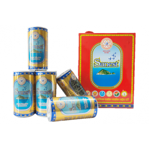 Hộp 6 lon Nước Yến Sào Khánh Hòa Có Đường 190ml