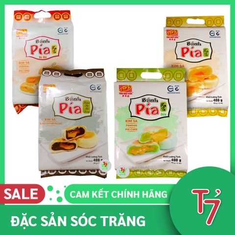 Bánh Pía Kim Sa Tân Huê Viên Nhiều Vị gói 480g