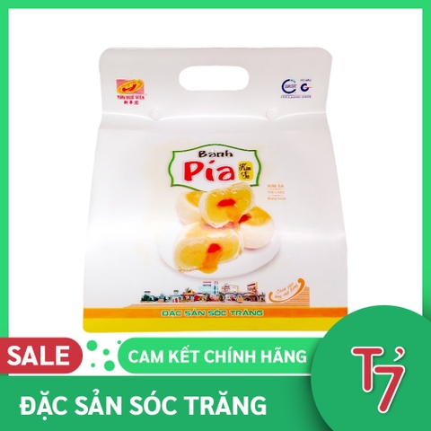 Túi 18 gói Bánh Pía Kim Sa Tân Huê Viên 800g