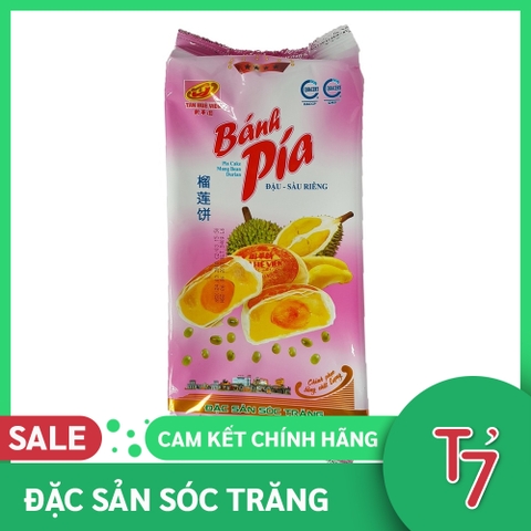 Bánh Pía Đậu Sầu Riêng 4 Sao Tân Huê Viên gói 540g