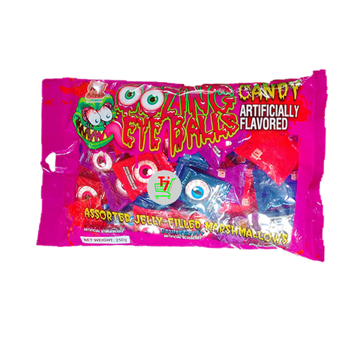 Kẹo Dẻo Xốp Kinh Dị Con Mắt Candy Zing Eye Balls gói 250g