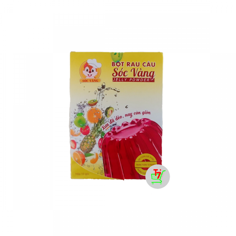 Hộp 10 gói Bột Rau Câu Sóc Vàng 12g