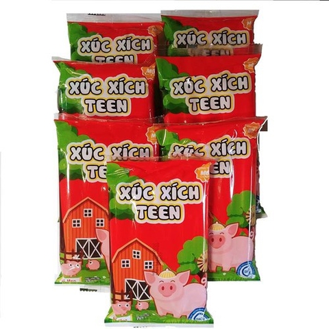Combo 7 gói Xúc Xích Teen 175g