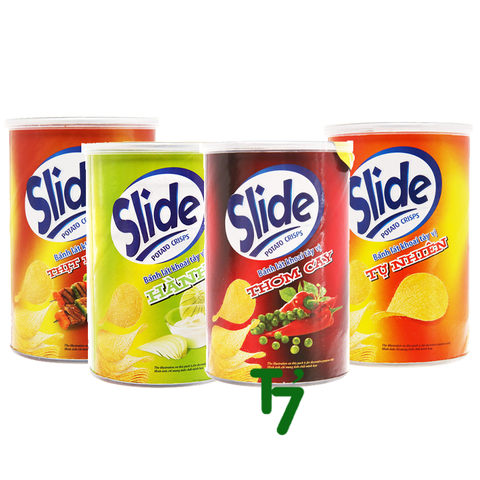 Bánh Lát Khoai Tây Slide lon 75g