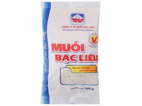 Muối Hạt Bạc Liêu gói 500g