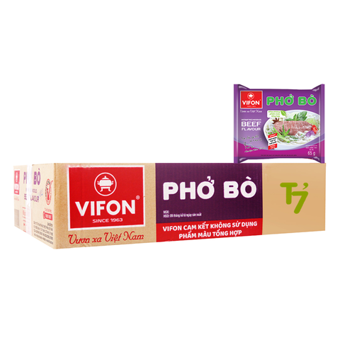 Thùng 30 gói Phở Bò Vifon 65g