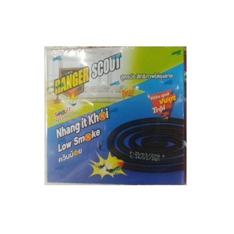 Hộp 10 Khoanh Nhang Đuổi Muỗi Ít Khói Ranger Scout