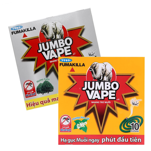 Hộp 10 Khoanh Nhang Trừ Muỗi Jumbo Ít Khói