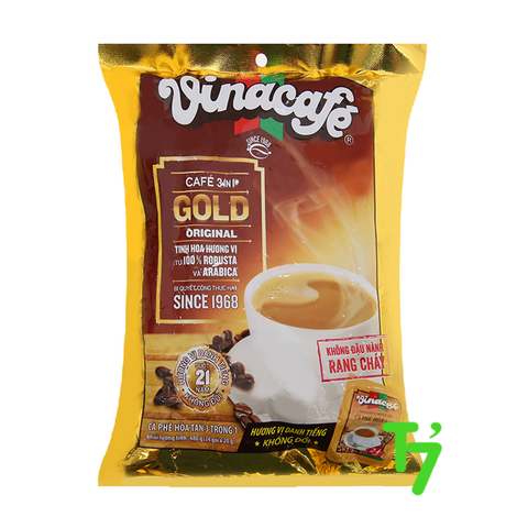 Bịch 24 gói Cà Phê Sữa VinaCafe Gold Original 20g