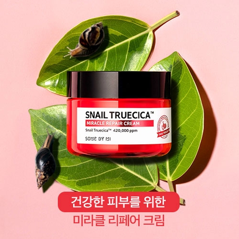 Kem dưỡng Some by Mi Snail TrueCica Miracle Repair Cream (60g)