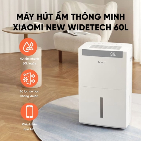 Máy Hút Ẩm Thông Minh Xiaomi NWT 60L