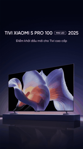 Tivi Xiaomi S Pro Mini LED 100Inch 2025 Màn 3000nits 288Hz Ram 4/64GB