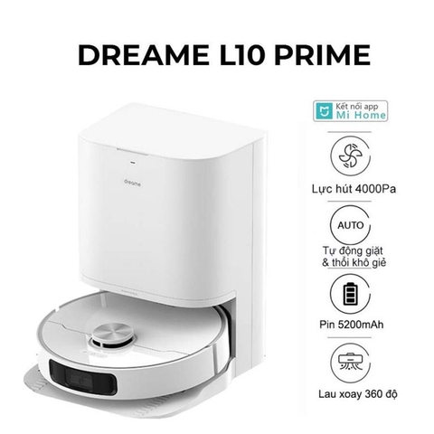 Robot Hút Bụi Lau Nhà Dreame L10 Prime