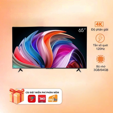 Tivi Redmi A Pro 65 inch 4K–  Tần số 120Hz, Công nghệ bù chuyển động MEMC, Wifi 6