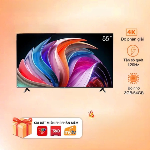 Tivi Redmi A Pro 55 inch 4K–  Tần số 120Hz, Công nghệ bù chuyển động MEMC, Wifi 6