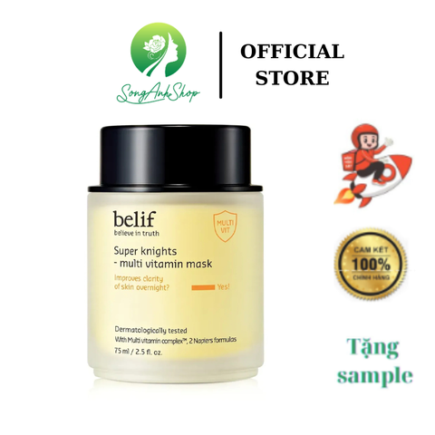 Mặt Nạ Ngủ Dưỡng Ẩm Và Phục Hồi Da BELIF Multi Vitamin Mask 75ml