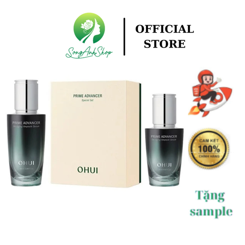 [Chính hãng] Set Tinh chất chống lão hóa sớm OHUI Prime Advancer De-Aging Ampoule Serum