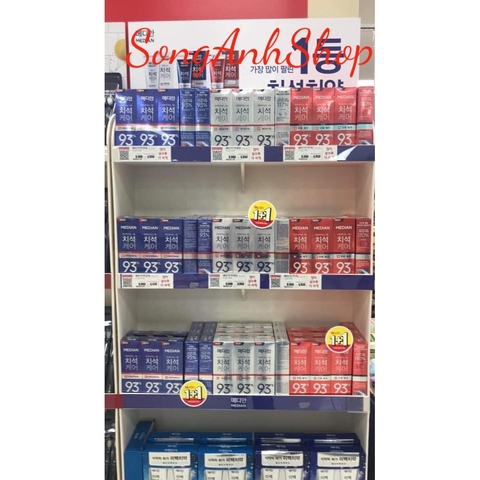 Kem đánh răng Hàn Quốc Median 93% 120g xachtaychinhhang