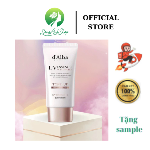 Kem Chống Nắng Nâng Tone Hiệu Chỉnh Màu Da D'Alba Pink Correcting 50ml