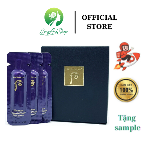[Chính hãng] Hộp 10 vỉ Tinh Chất Trẻ Hóa Hoàn Lưu Cao Whoo Hwanyu Imperial First Serum (1mlx10)