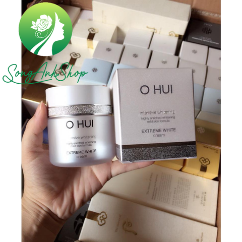 Kem dưỡng trắng da và chống lão hoá OHUI Extreme White Cream 50ml nội địa Hàn