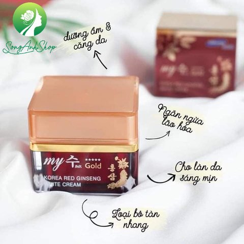 Kem hồng sâm dưỡng trắng da Red Ginseng White Cream 50ml