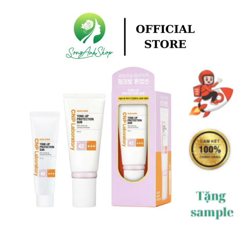 [Chính hãng] Set Kem Chống Nắng CNP Laboratory Tone-Up Protection Sun 50ml + 31ml