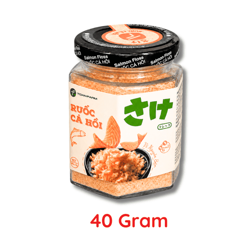[MUA 10 TẶNG 3] 10 Ruốc, Chà Bông Cá Hồi Tươi 40Gr - Tặng 3 10 Ruốc, Chà Bông Cá Hồi Tươi 40Gr