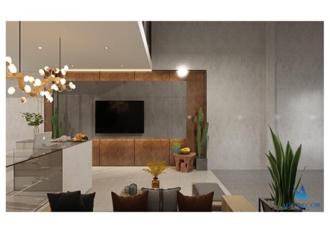 Thiết kế và thi công nội thất liền kề nhà Anh Hữu