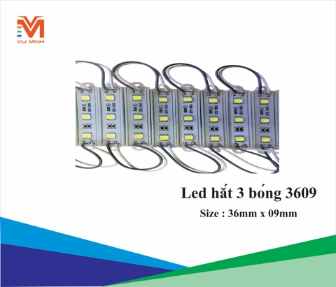 LED HẮT 3 BÓNG 3609