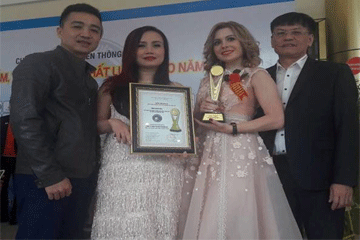 PECTIN COMPLEX đạt Cúp vàng sản phẩm chất lượng cao tại buổi lễ trao giải 
