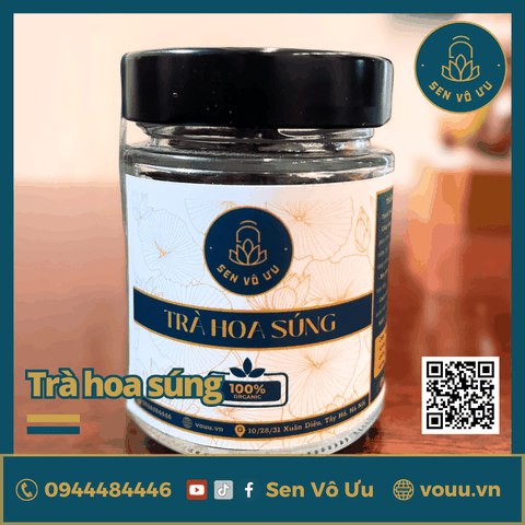 Trà hoa súng giúp thư giãn, giải nhiệt | Sen Vô Ưu