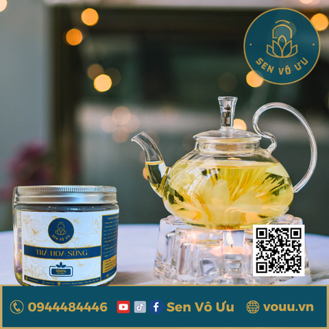 Trà hoa súng | Trà sen xanh Ai Cập | Sen Vô Ưu