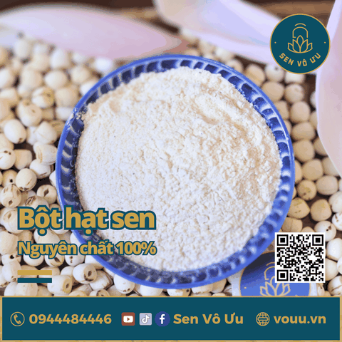 Combo Tinh bột củ sen - Bột hạt sen nguyên chất | Sen Vô Ưu