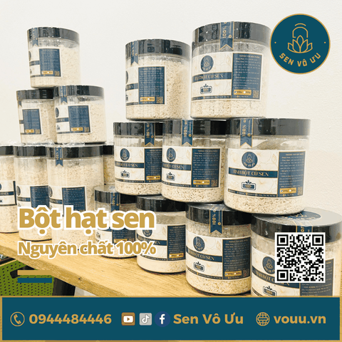Combo Tinh bột củ sen - Bột hạt sen nguyên chất | Sen Vô Ưu