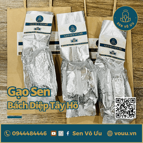 Gạo sen Bách Diệp Tây Hồ sấy khô | Sen Vô Ưu
