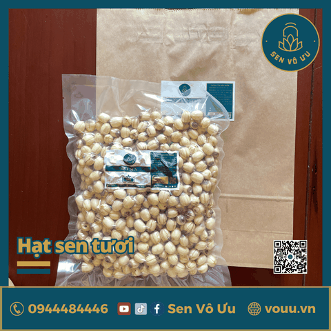 Hạt sen tươi bở thơm ngon | Sen Vô Ưu