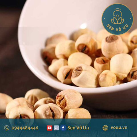Hạt sen khô 500gr bở ngon | Sen Vô Ưu