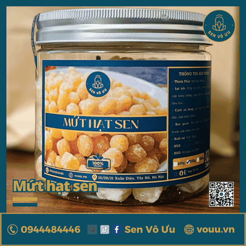 Mứt hạt sen | Sen Vô Ưu