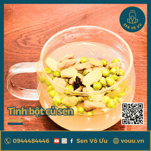 Tinh bột củ sen nguyên chất | Sen Vô Ưu