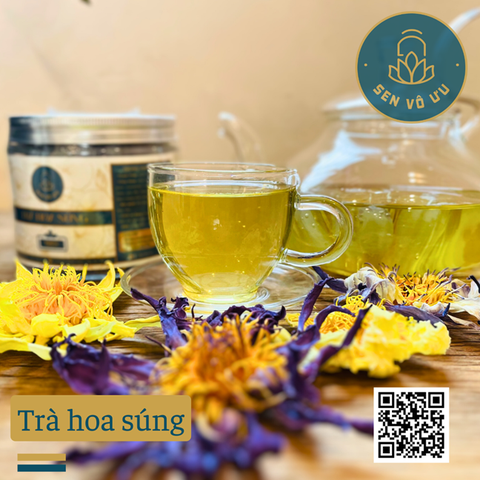 Trà hoa súng giúp thư giãn, giải nhiệt | Sen Vô Ưu