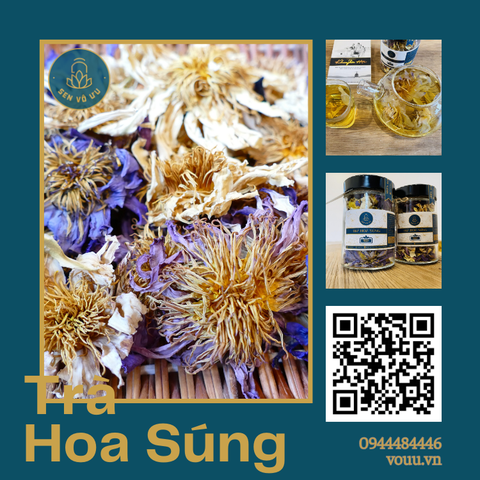 Trà hoa súng giúp thư giãn, giải nhiệt | Sen Vô Ưu